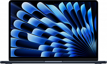 Ноутбук Apple MacBook Air 15" (M4, 2025) 16 ГБ, 256 ГБ SSD, "полуночный черный"